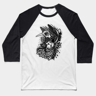 Steampunk Humminbird Baseball T-Shirt